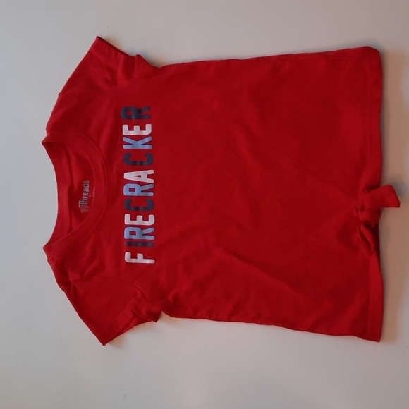 10 Threads size 7 Firecracker patriotic short sleeve tshirt - Picture 1 of 9